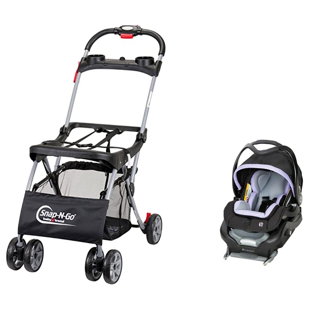 Babytrend Snap N Go Ex Universal Car Seat Carrier Car Seat Lavender Ice